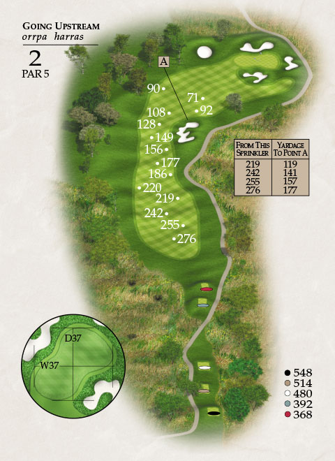 Hole 2 map