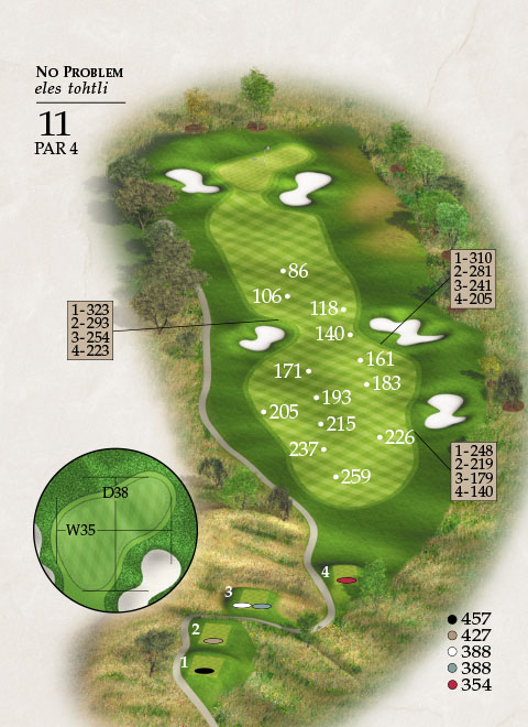 Hole 11 Map