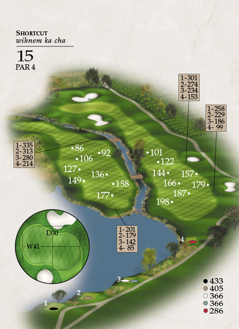 Hole 15 Map